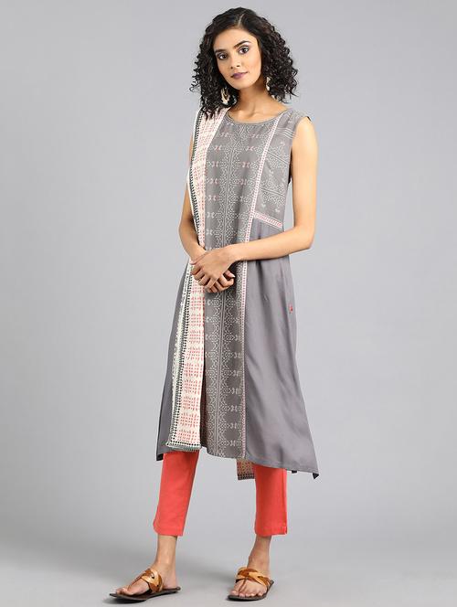 women's asymmetric kurta - 17924889 - Very Small Image - 1