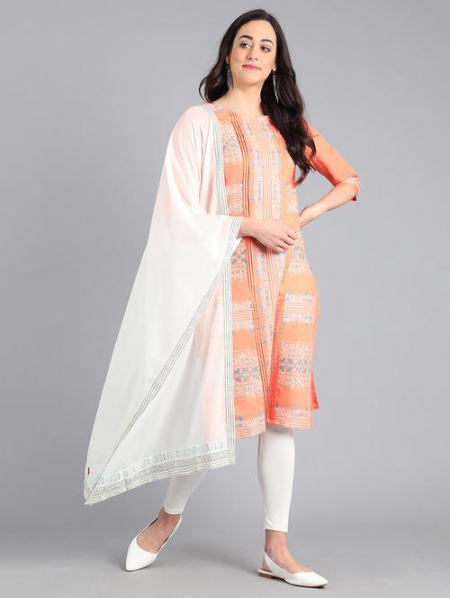 women's straight kurta - 17924892 - Very Small Image - 1