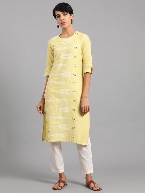 women's straight kurta - 17924940 - Very Small Image - 1