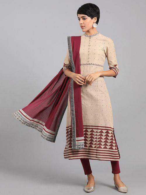 printed straight kurta - 17924954 - Very Small Image - 1