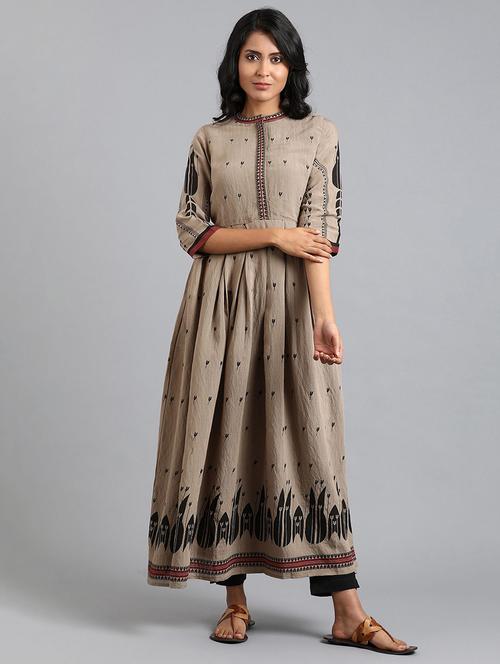 printed anarkali kurta - 17924956 - Very Small Image - 1