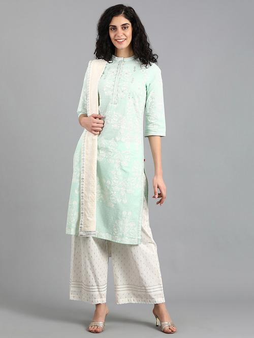 women's straight kurta - 17924980 - Very Small Image - 1