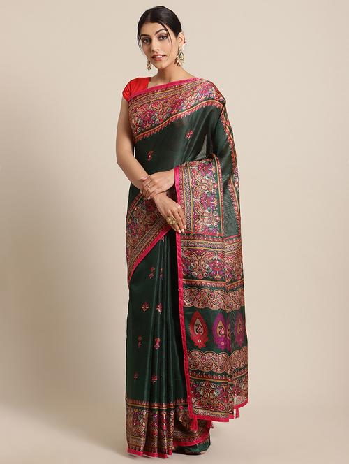 self design printed saree - 17925633 - Very Small Image - 1