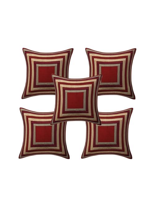 texstylers dupion 16x16 inches cushion cover - 17927335 - Very Small Image - 1