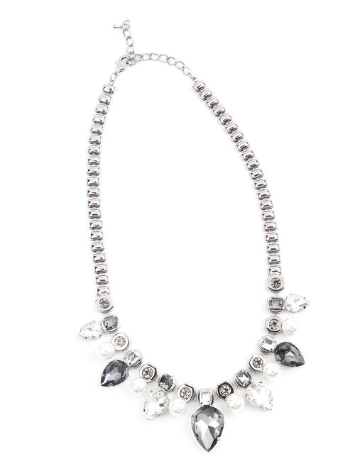silver metal short necklace - 17927651 - Very Small Image - 1
