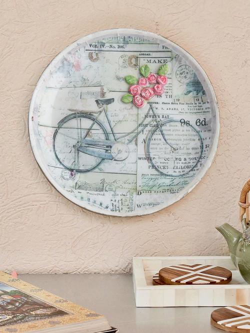 odette bicycle wall hanging plate - 17927692 - Very Small Image - 1