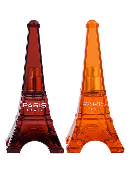 sweet heart orange and brown paris tower eau de parfum, 40ml (pack of 2) - 17928055 - Very Small Image - 1