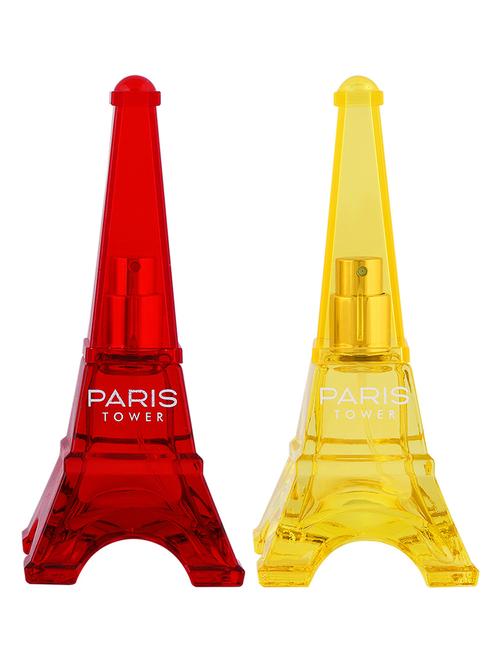 sweet heart yellow and red paris tower eau de parfum, 40ml (pack of 2) - 17928074 - Very Small Image - 1