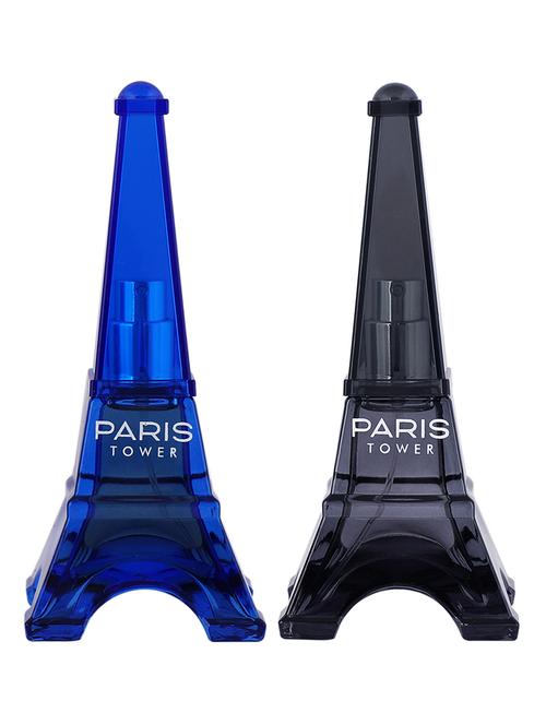 sweet heart black and blue paris tower eau de parfum, 40ml (pack of 2) - 17928087 - Very Small Image - 1