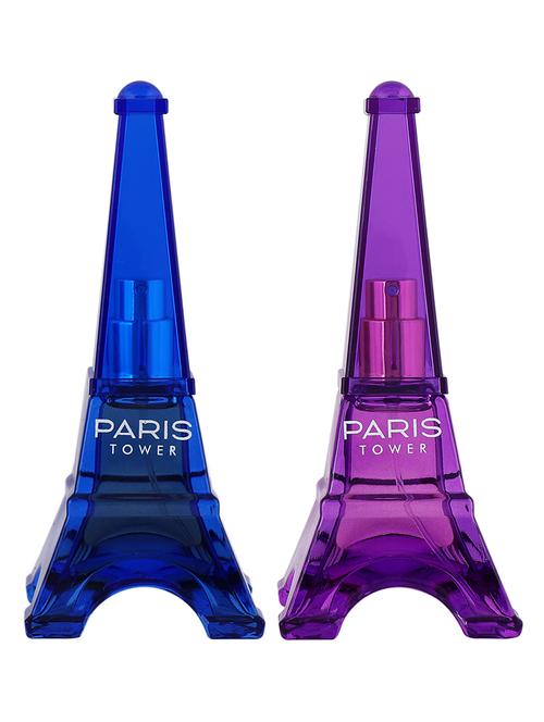 sweet heart purplle and blue paris tower eau de parfum, 40ml (pack of 2) - 17928089 - Very Small Image - 1