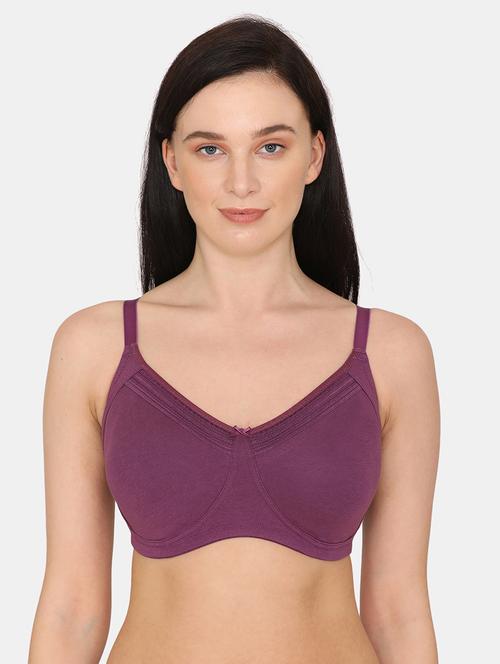 purple solid regular bra - 17928198 - Very Small Image - 1