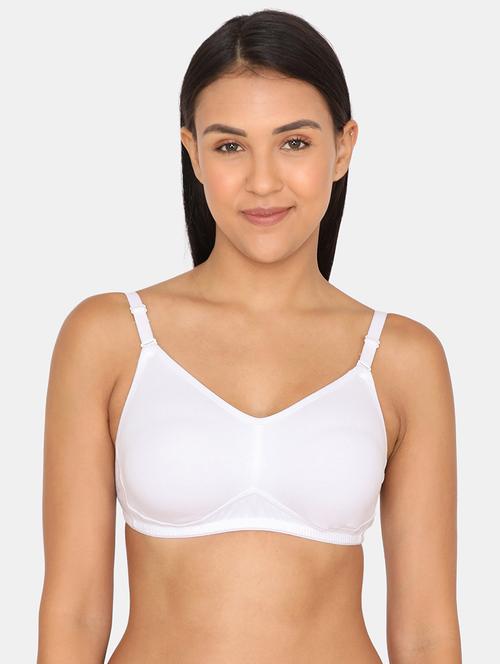 white solid regular bra - 17928214 - Very Small Image - 1