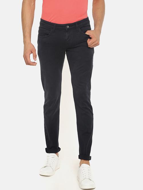 dark blue plain denim jeans - 17928653 - Very Small Image - 1