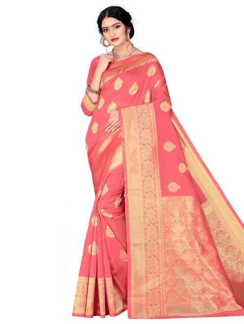 jacquard work banarasi saree - 17929504 - Very Small Image - 1