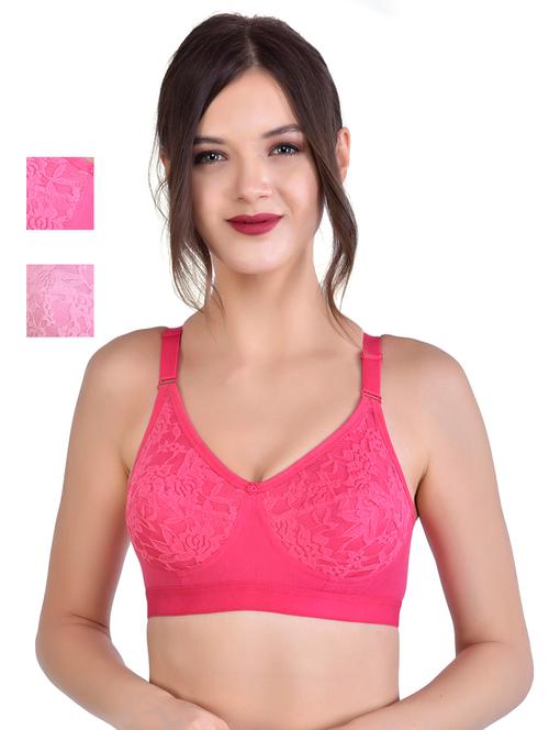 set of 3 self design minimizer bra - 17929655 - Very Small Image - 1