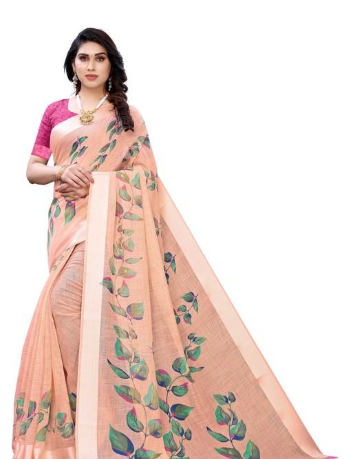 fancy printed cotton silk saree - 17929723 - Very Small Image - 1