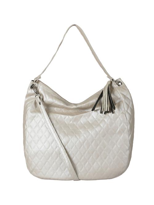 gold leatherette (pu) handbag - 17930459 - Very Small Image - 1