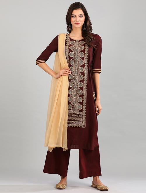 embroidered suit set - 17933196 - Very Small Image - 1