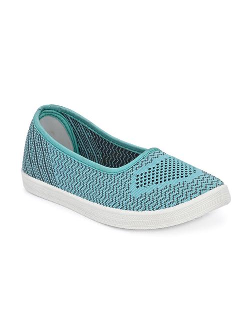 turquoise mesh slip on ballerina - 17933862 - Very Small Image - 1