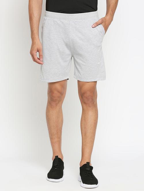 grey solid shorts - 17933883 - Very Small Image - 1