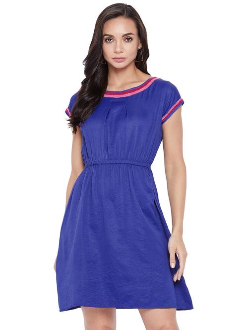 women's solid dress - 17933992 - Very Small Image - 1