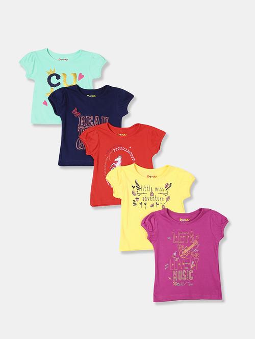 set of 5 printed tee - 17934488 - Very Small Image - 1