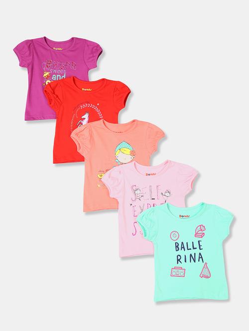 set of 5 printed tee - 17934493 - Very Small Image - 1