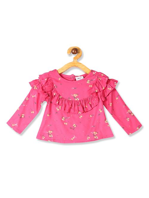 pink printed regular top - 17934682 - Very Small Image - 1