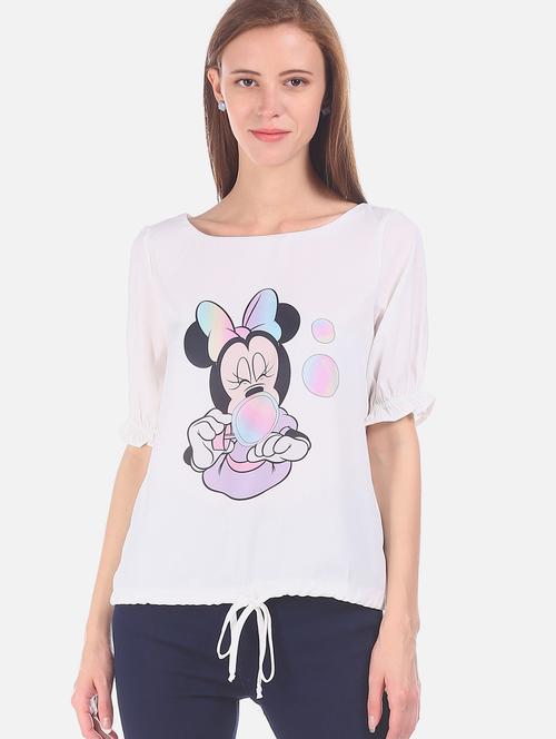 drawstring front quirky top - 17935288 - Very Small Image - 1