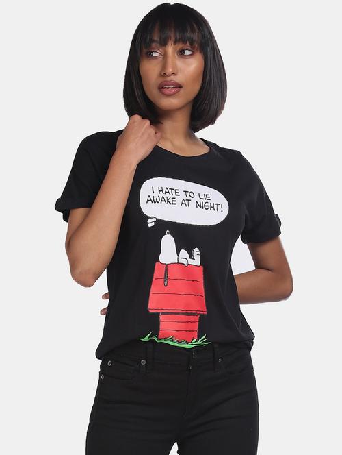 round neck graphic tee - 17935297 - Very Small Image - 1