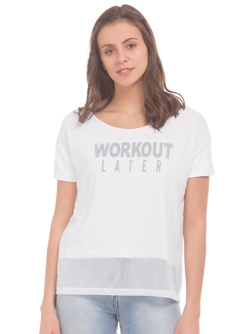 round neck printed top - 17935978 - Very Small Image - 1