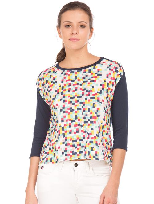 tie back printed top - 17935982 - Very Small Image - 1