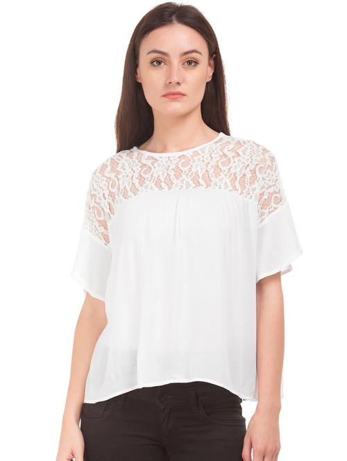 round neck printed top - 17936010 - Very Small Image - 1