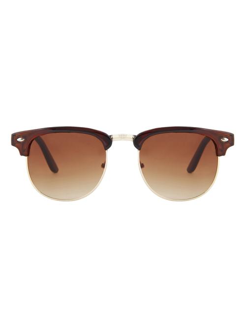 royalmede brown & golden clubmaster unisex sunglasses - 17936270 - Very Small Image - 1
