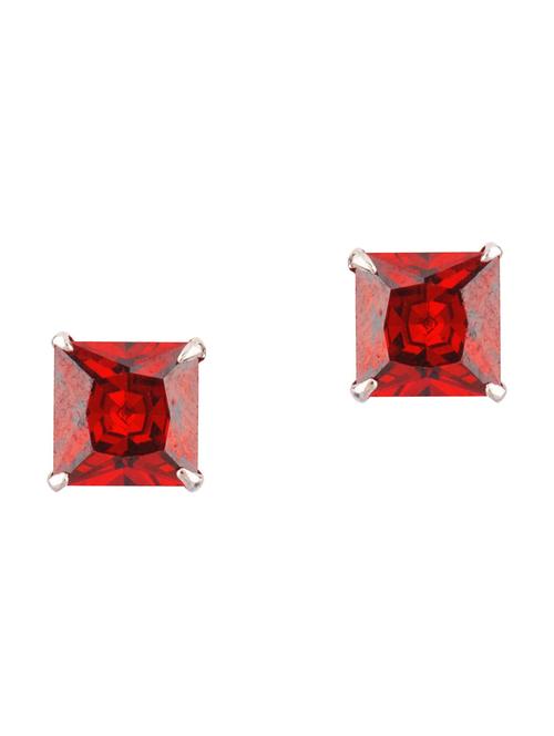 crystal square stud earrings - 17937739 - Very Small Image - 1