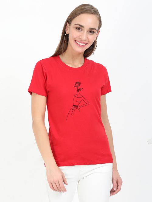 round neck graphic tee - 17938014 - Very Small Image - 1
