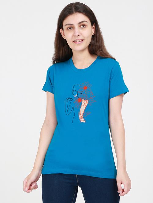 round neck graphic tee - 17938113 - Very Small Image - 1