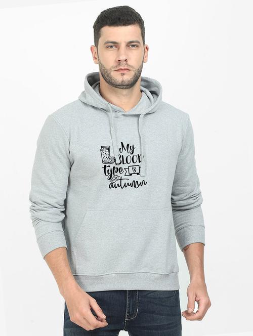 grey printed sweatshirt - 17939391 - Very Small Image - 1