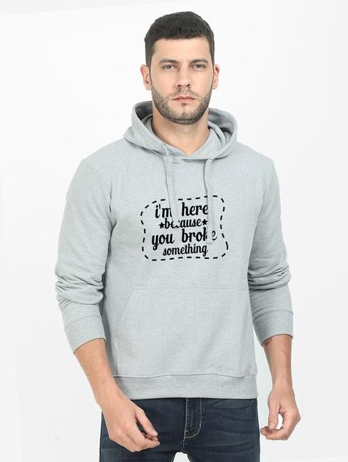 grey printed sweatshirt - 17939493 - Very Small Image - 1