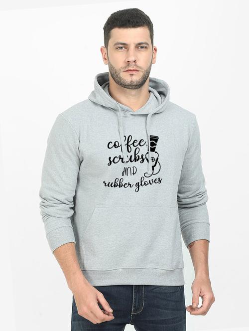 grey printed sweatshirt - 17939566 - Very Small Image - 1