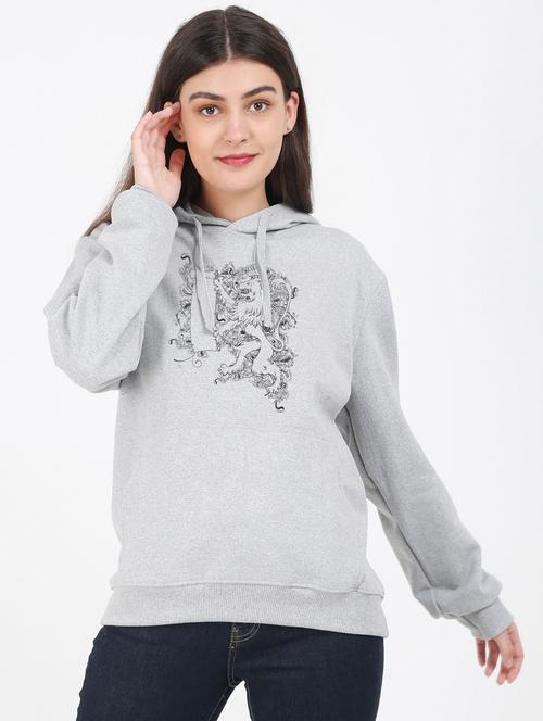 graphic printed hooded sweatshirt - 17939849 - Very Small Image - 1