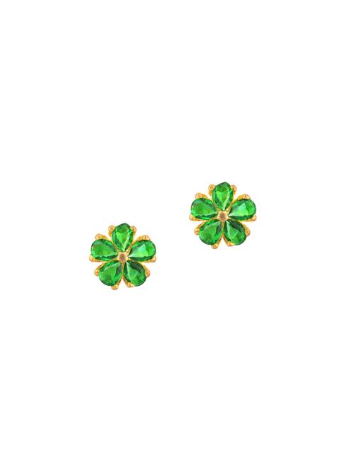 green crystal studs earring - 17947734 - Very Small Image - 1