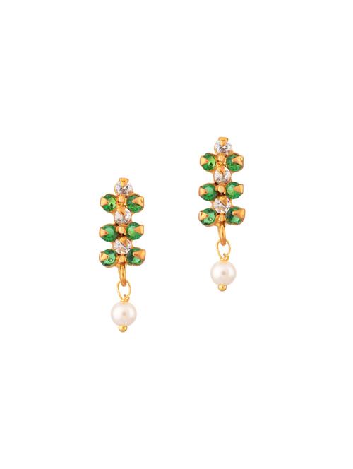 green crystal studs earring - 17947745 - Very Small Image - 1