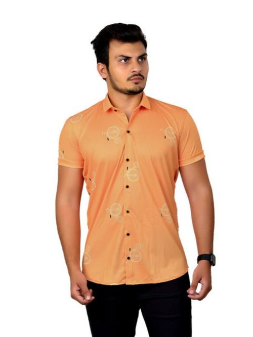 orange cotton shirt - 17947855 - Very Small Image - 1