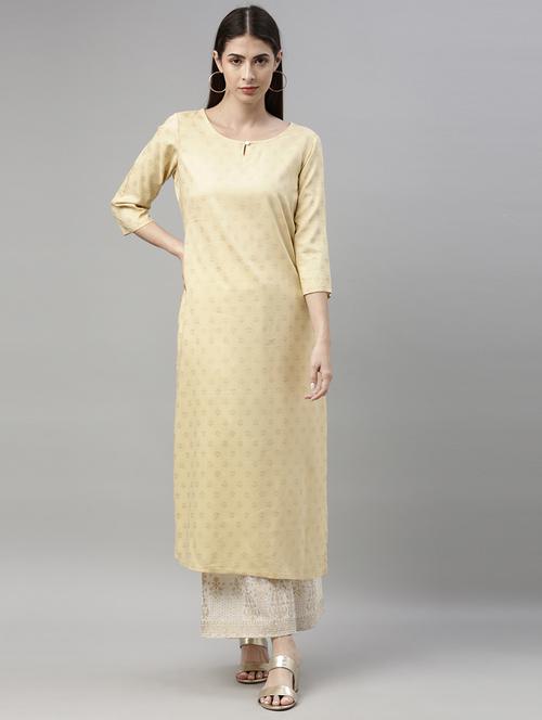 ethnic motifs kurta palazzo set - 17948353 - Very Small Image - 1