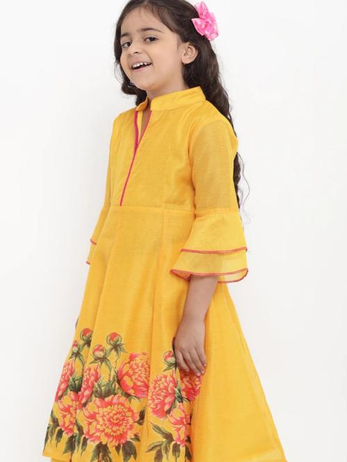 yellow mal kurtas & kurta set - 17949075 - Very Small Image - 1