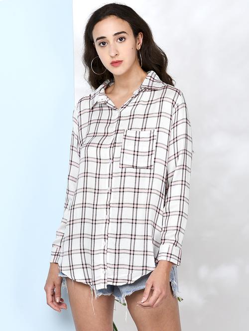 check print regular shirt - 17949263 - Very Small Image - 1