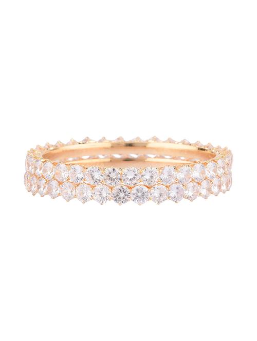 white crystal bangle set (set of 2) - 17949934 - Very Small Image - 1