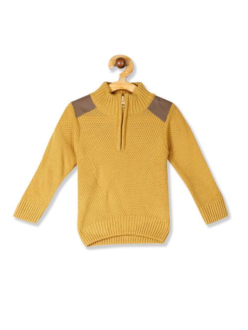 yellow solid sweater - 17950618 - Very Small Image - 1