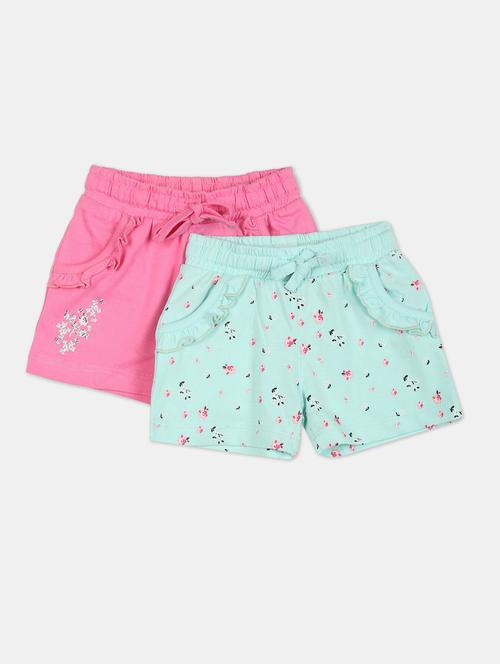 set of 2 multi colored printed shorts - 17951240 - Very Small Image - 1